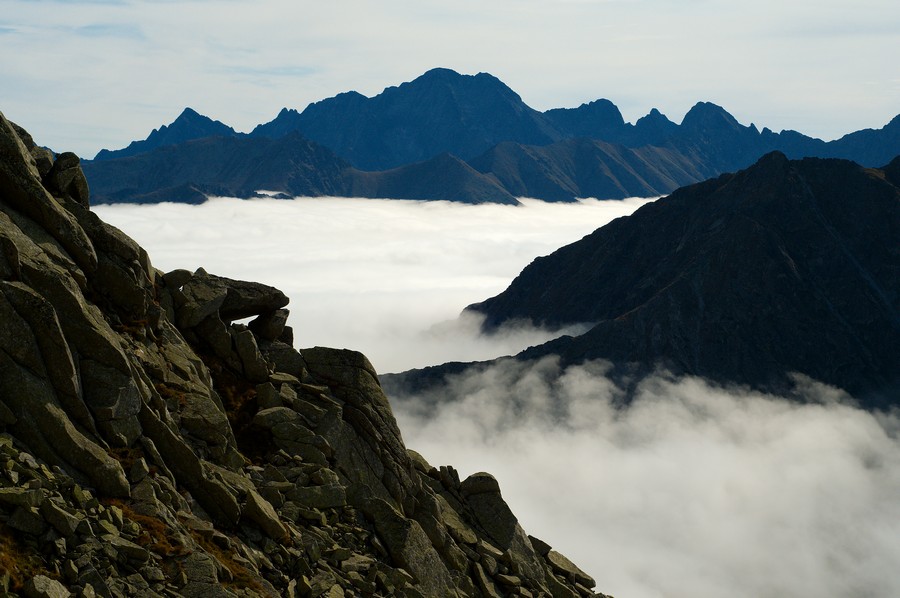 Widoczek spod Koziego Wierchu (Tatry Wysokie, wrzesień 2008)